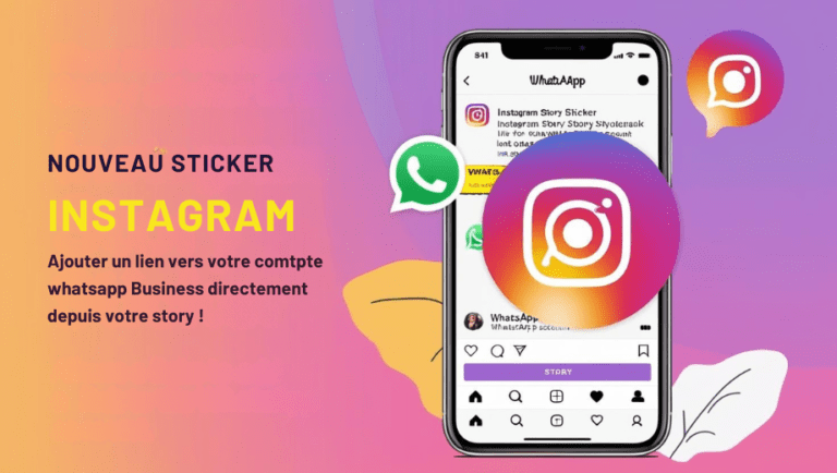 Sticker Whatsapp dans les stories instagram